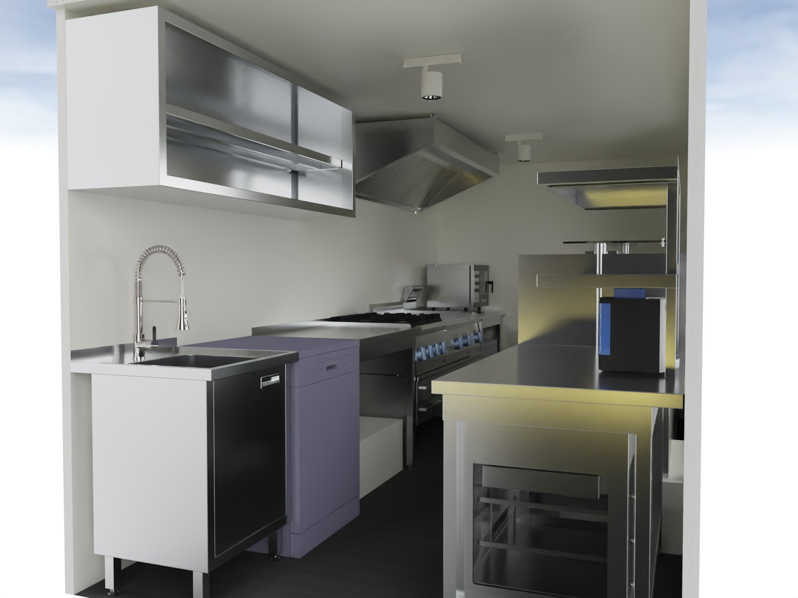 3D Modell Foodtruck