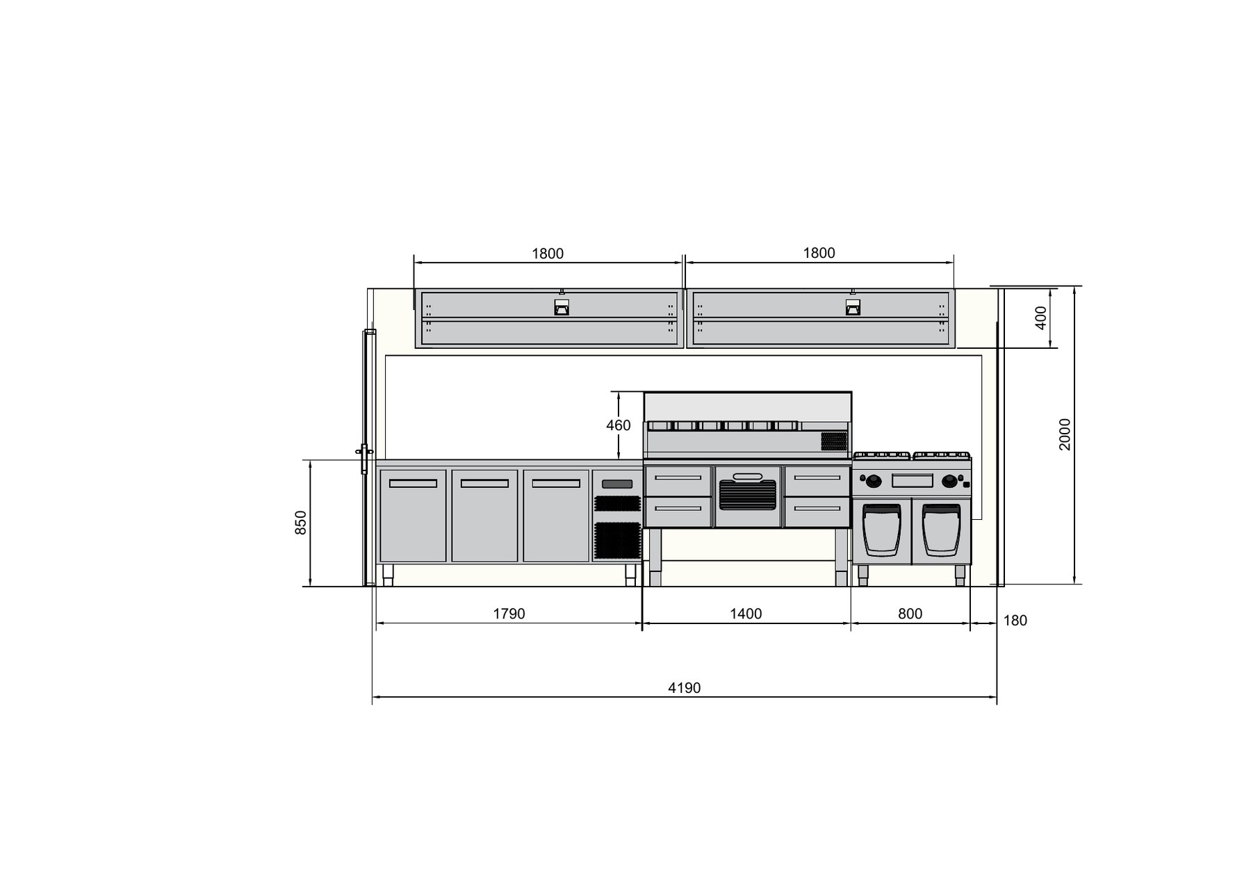 Seitenansicht Planung